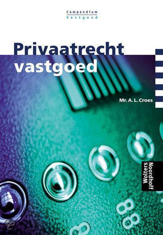 Privaatrecht vastgoed - cover