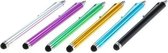 6x Soft Tip Touchscreen Stylus Multicolor ON3650
