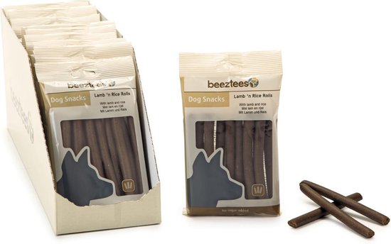 Beeztees lam en rijst Rolls - hondensnack - 150 gram