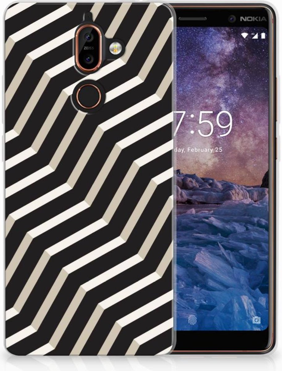 Nokia 7 Plus TPU Hoesje Illusion
