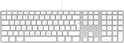 Apple Wired Keyboard MB110N/B - Toetsenbord / Qwerty / Wit