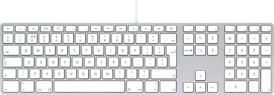 verkopen Waarneembaar geleidelijk Apple Wired Keyboard MB110N/B - Toetsenbord / Qwerty / Wit | bol.com