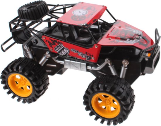 Jonotoys Monstertruck Mad Runner Xspeed 22 Cm Rood zwart bol