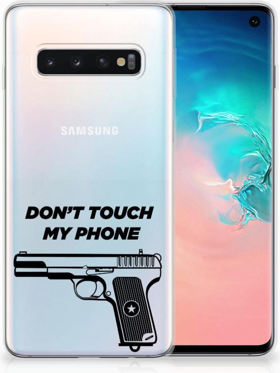 Samsung Galaxy S10 Silicone-hoesje Pistol DTMP