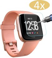 4x Screenprotector geschikt voor Fitbit Versa - GlassGuard Screen Protector