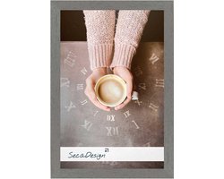 SecaDesign Nervi Fotolijst Hout - Fotomaat 40x60 cm - Grijs