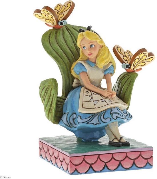 Disney beeldje - Traditions collectie - Curiouser and Curiouser - Alice in Wonderland