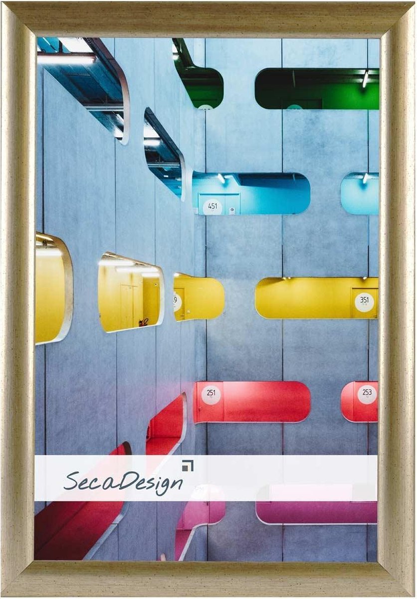 SecaDesign Tours Fotolijst - Fotomaat 10x15 cm - Rustiek Goud