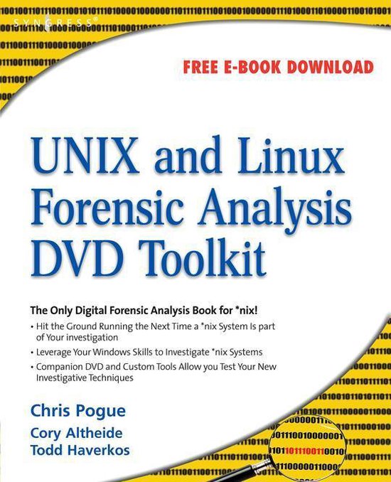 UNIX and Linux Forensic Analysis DVD Toolkit - cover