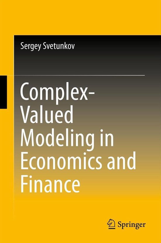 Economics and Finance (R0) - Complex-Valued Modeling in Econ ... - cover