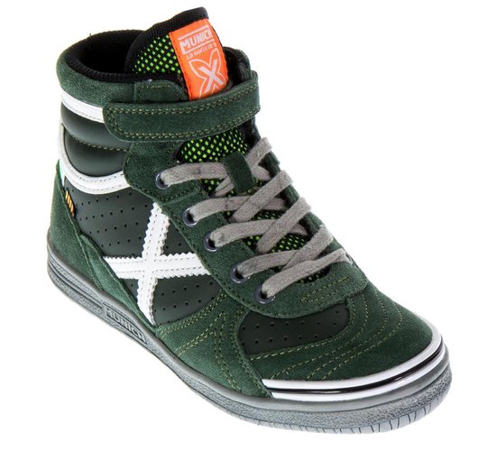 Munich G3 Kid Sportschoenen Maat 37 Jongens grijs groen wit bol