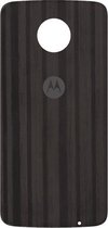 Motorola Moto Z Backcover - Charcoal Hout