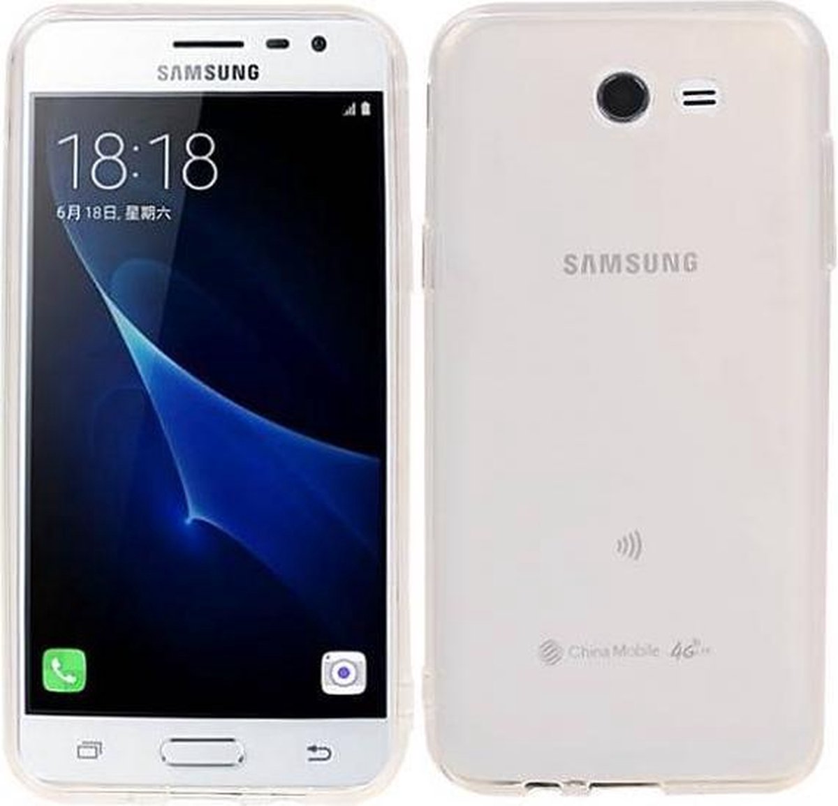 BestCases.nl Samsung Galaxy J3 2017 Smartphone Cover Hoesje Transparant