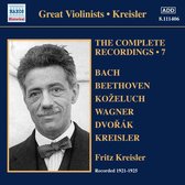 F Kreisler & H Kreisler & C Keith & C Lamson - The Complete Solo Recordings, Vol. 7 (CD)