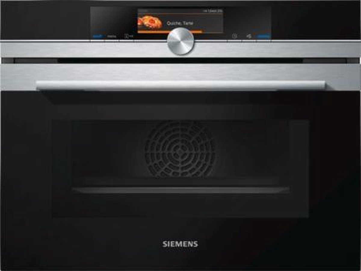 Siemens CM678G4S1 - iQ700 - Compacte oven met magnetron - Zwart