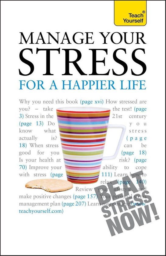 Manage Your Stress for a Happier Life: Teach Yourself - cover