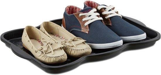 Schoenenmat zwart – Afdruipmat schoenen – schoen lekbak – 49 x 35 cm -  Geschikt voor 2... | bol.com
