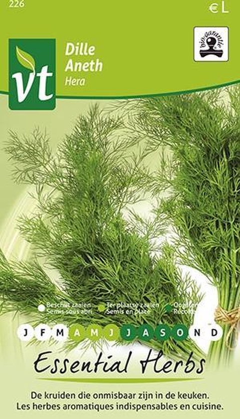 Biologische Dille 'Hera' Zaden - Aromatisch Kruid voor Salades, Visgerechten en Inmaak