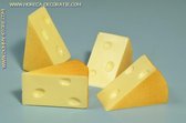 Fromage, 4 pièces - 90 x 60 mm - Mannequin de fromage