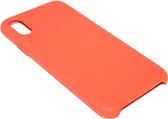 Oranje siliconen TPU hoesje Geschikt voor iPhone XS Max