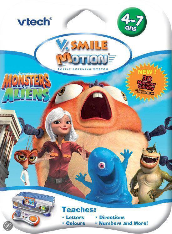 VTech V.Smile Motion - Game - Monsters vs. Aliens