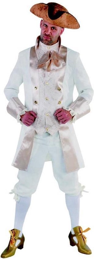 langzaam Pat Ontembare Luxe Markies kostuum creme | Carnavalskleding heren maat M | bol.com