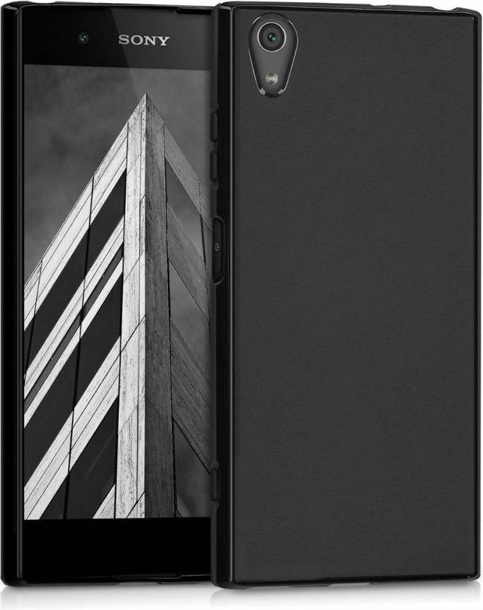 Zwart TPU hoesje Geschikt voor Sony Xperia XA1 Plus