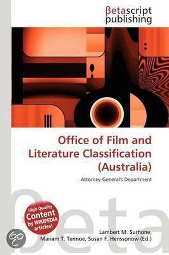 Office Of Film And Literature Classification Australia 9783639964721 Boeken 