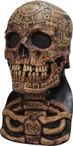 Hoofdmasker (Latex) Aztec Skull