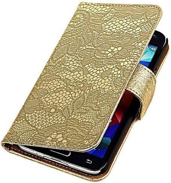 onderdelen gedragen personeel Lace Goud Samsung Galaxy S5 Mini Book/Wallet Case Hoesje | bol.com