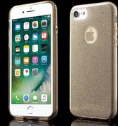 XINCUCO Glitter Hybrid Kunststof + TPU Case Hoesje iPhone 7 - Goud