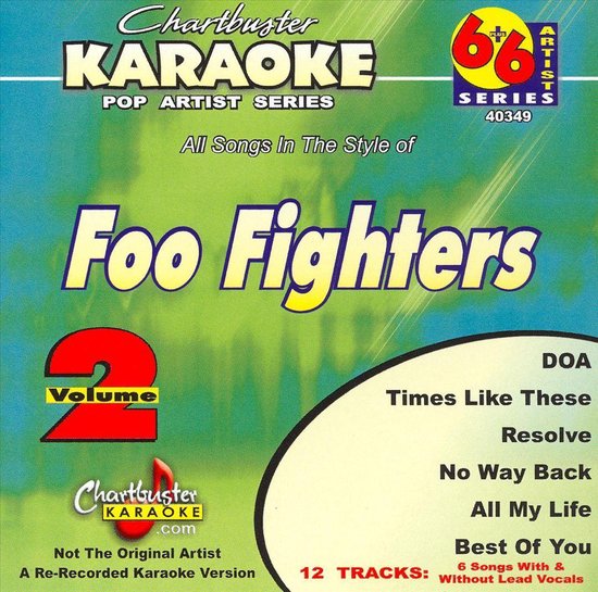 Karaoke Foo Fighters, Karaoke CD (album) Muziek
