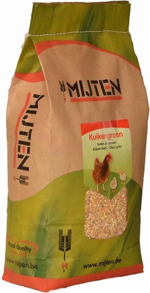 Mijten Kuikengraan - Graanmengeling Kuikens Jonge Kippen - Complete Opfokvoer - Gemengd Graan - 20kg