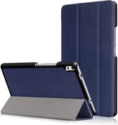 Smart Tri-Fold Book Case Hoes Lenovo Tab 4 8 Plus - Blauw