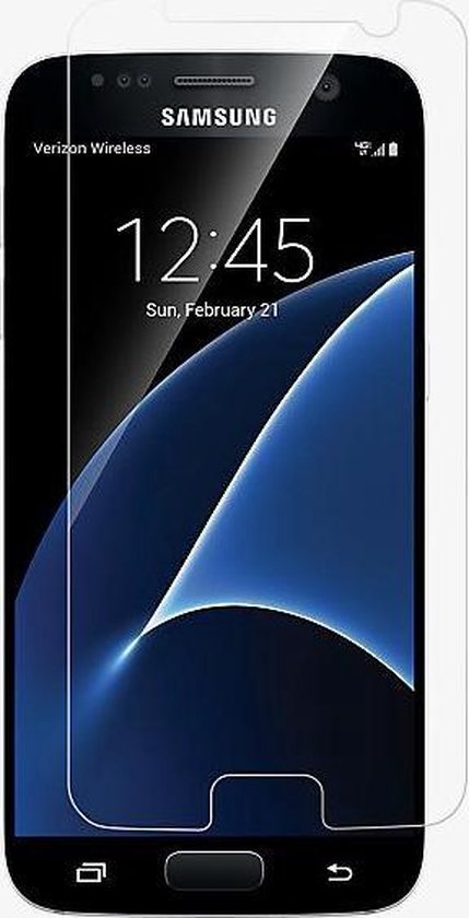 Samsung Galaxy S7 Tempered Glass / Glazen screenprotector 2.5D 9H | bol.com