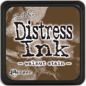 Ranger Distress Stempelkussen - Mini ink pad - Walnut stain