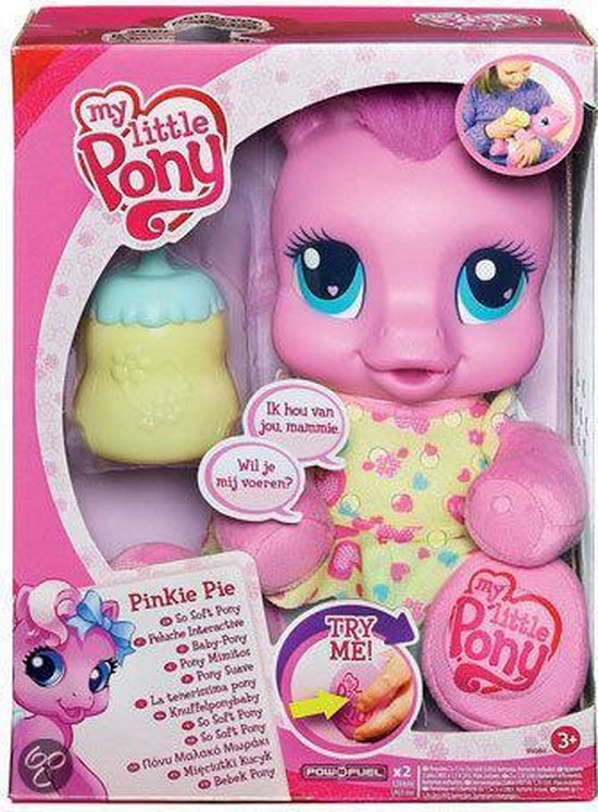 straal heks bijkeuken My Little Pony Knuffelponybaby Pinky Pie | bol.com