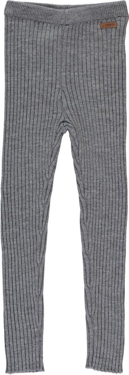 Name It Legging nitwillo wollen gebreide - Grey Melange - 122-128