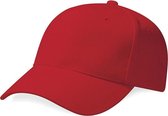 Pro-Style Heavy Brushed Cotton Cap Classic Red