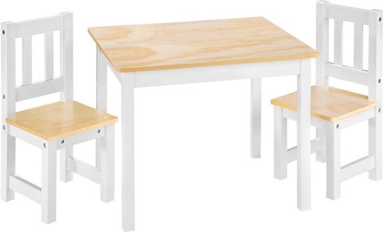 TecTake - kindermeubelset - tafel en 2 stoelen - robuust 402376 | bol.com