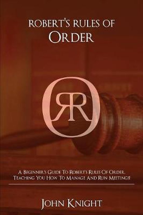 Robert's Rules of Order - cover