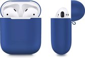 Silicone Case Geschikt voor Apple AirPods - Blauw