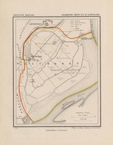 Historische kaart, plattegrond van gemeente Nieuw-en St. Joostland in Zeeland uit 1867 door Kuyper van Kaartcadeau.com