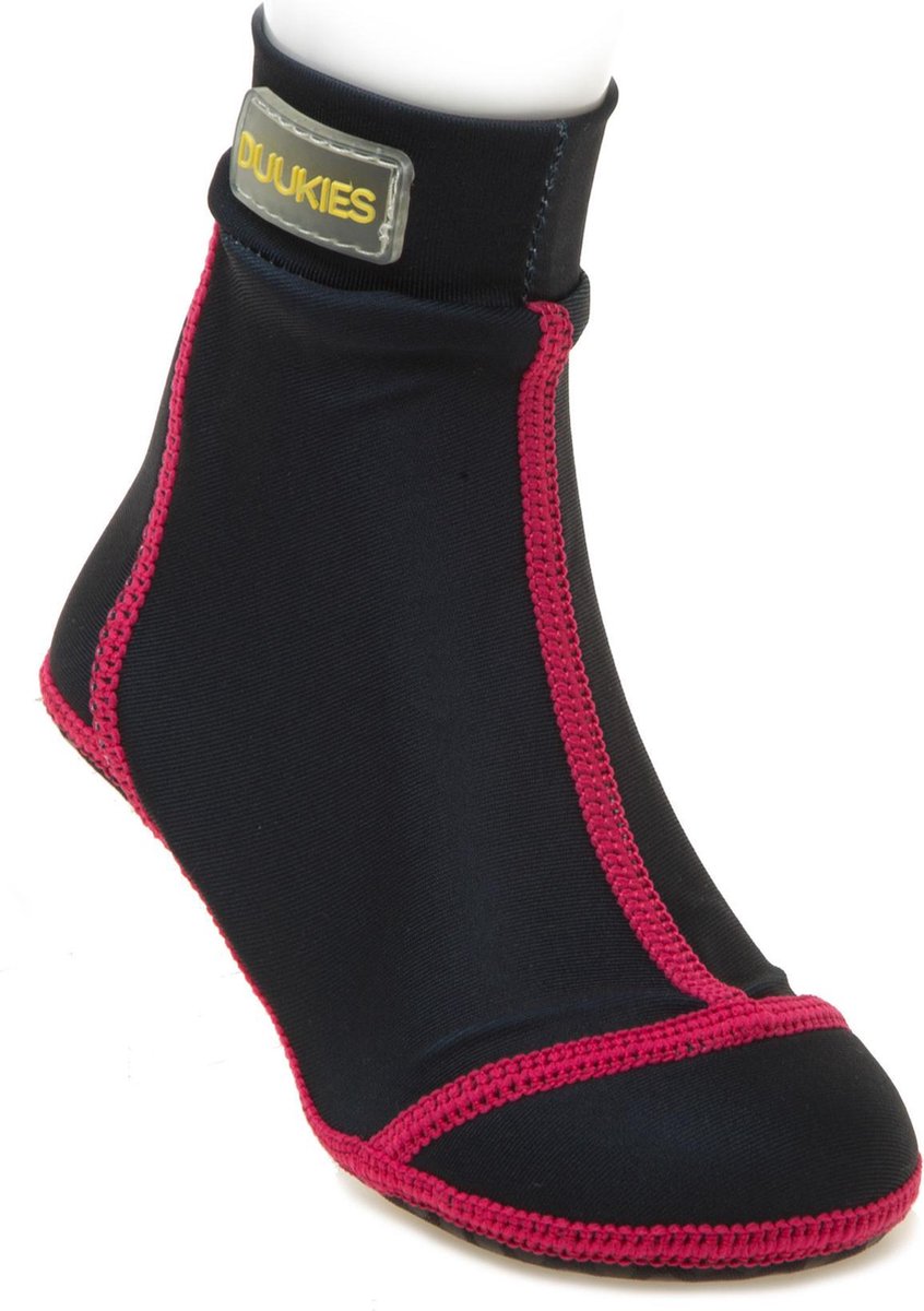 Duukies Strandsokken Pam Waterschoenen - Maat 24/25 - Unisex - zwart/roze