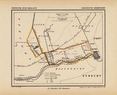 Historische kaart, plattegrond van gemeente Hekendorp in Zuid Holland uit 1867 door Kuyper van Kaartcadeau.com