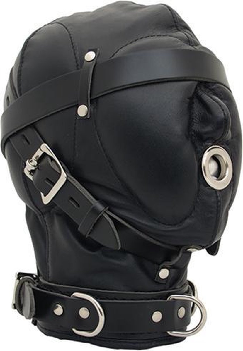 Mister b leather heavy duty hood s-m