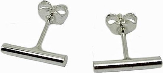 Clips d'oreilles barres en argent massif véritable de la marque Tesoro Mio Michel