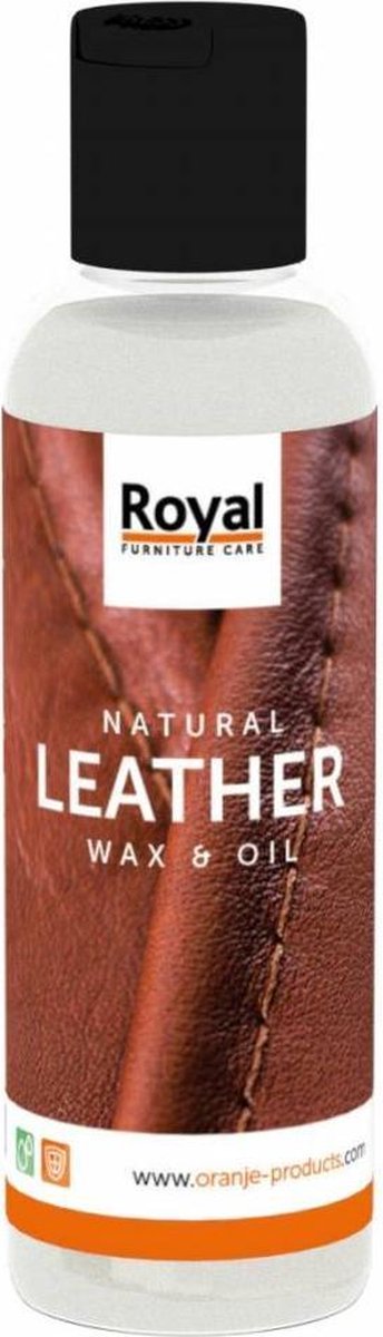 Oranje Natural Leather Wax en Oil (150ml)
