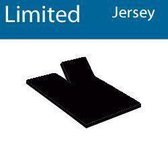 Splittopper hoeslaken jersey limited - zwart - (140/150/160x200/210/220 cm)