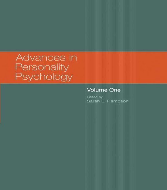 Advances in Personality Psychology - cover